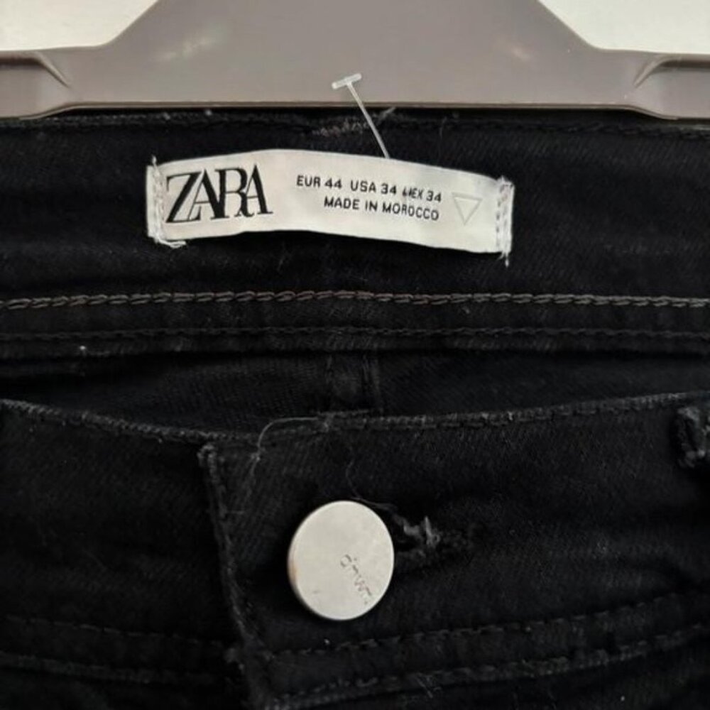 Zara denim black men’s jeans eur 44